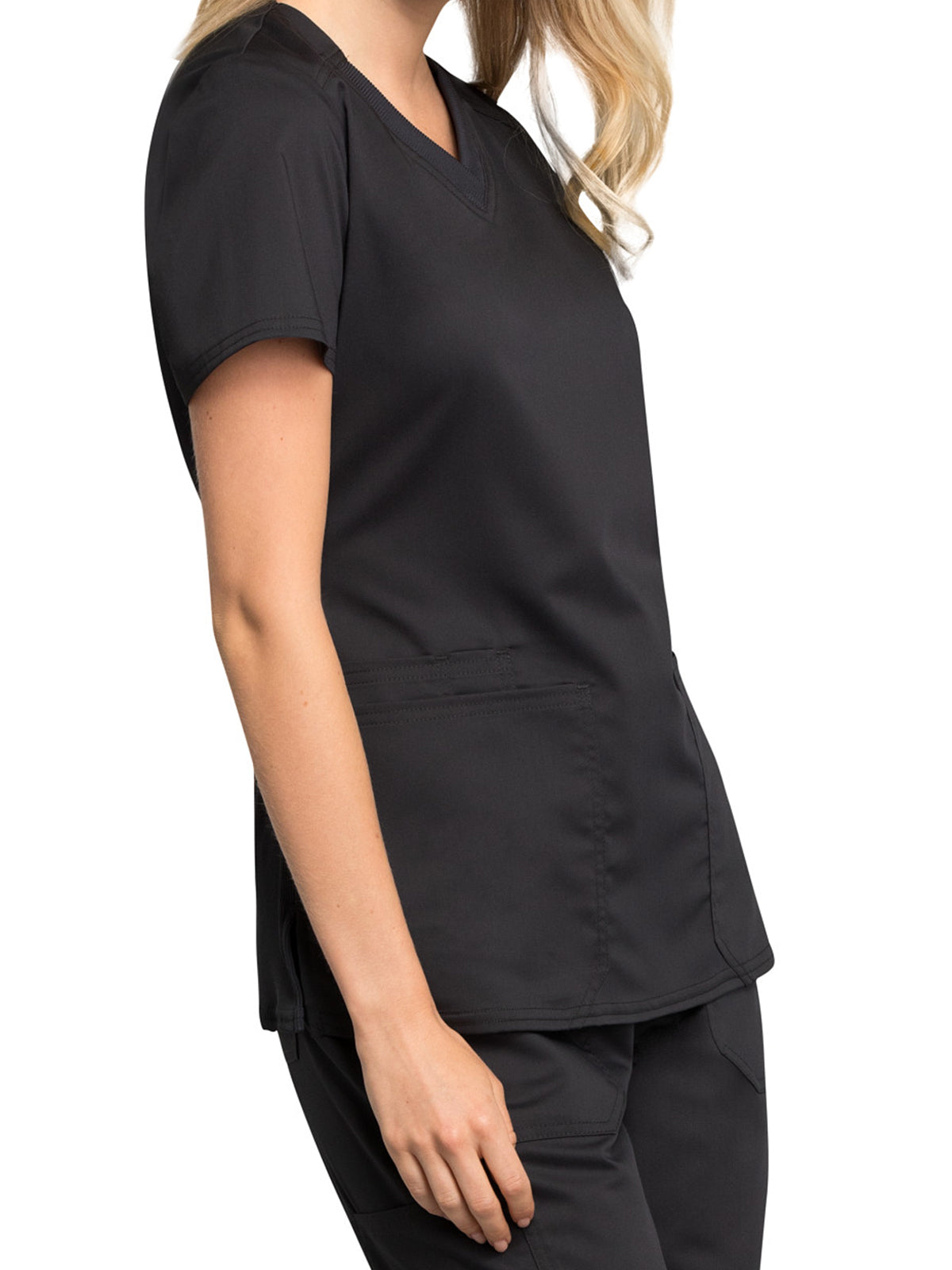 Women's V-Neck Scrub Top