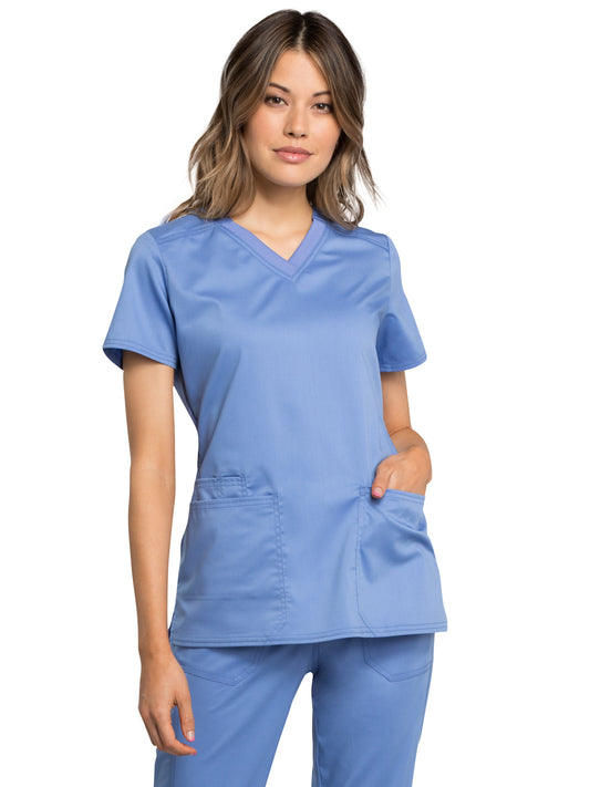 Women's V-Neck Scrub Top