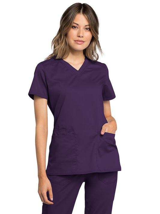 Women's V-Neck Scrub Top