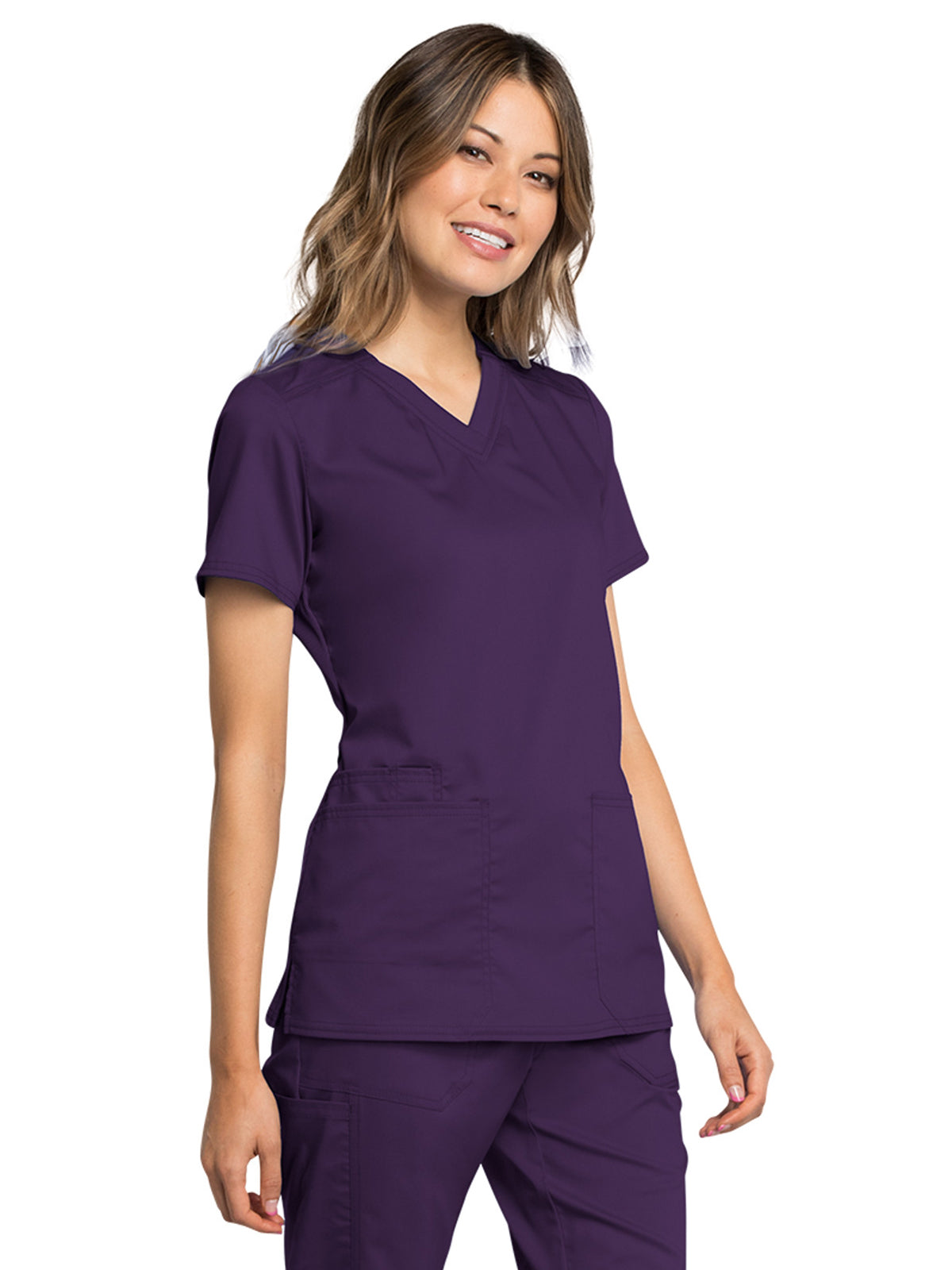 Women's V-Neck Scrub Top