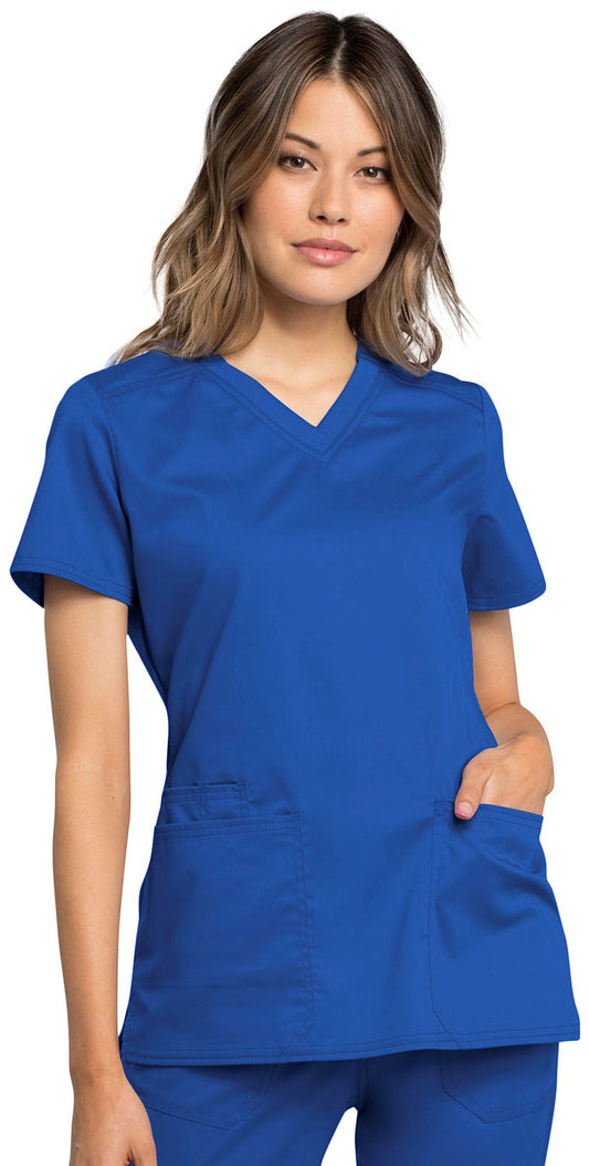 Women's V-Neck Scrub Top