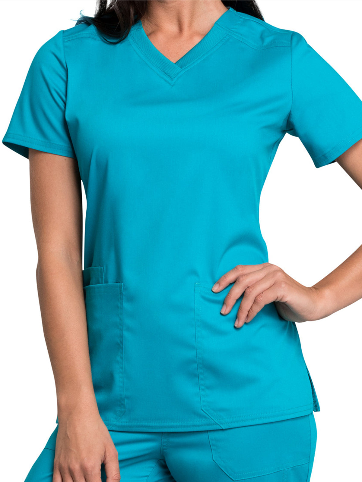 Women's V-Neck Scrub Top