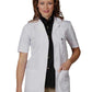 Unisex Three-Pocket 34" Mid-Length Short Sleeve Lab Coat