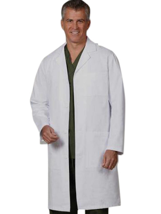 Unisex Three-Pocket 41" Full-Length Lab Coat