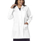 Women's Three-Pocket 34" Mid-Length Button Closure Lab Coat