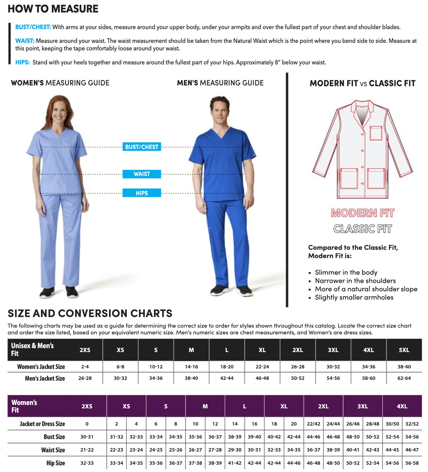 SIZECHART