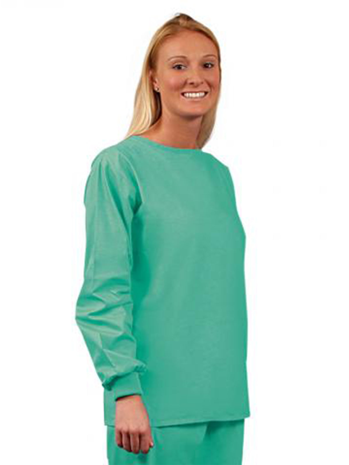 Unisex No Pocket Long Sleeve Scrub Shirt