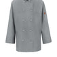 Women's Long-Sleeve 28.5" Chef Coat with OilBlok + MIMIX™