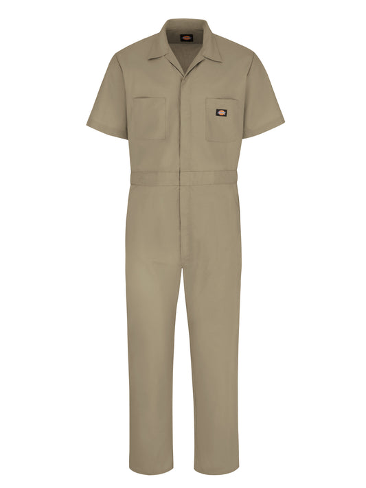 Unisex Industrial Short-Sleeve Coverall