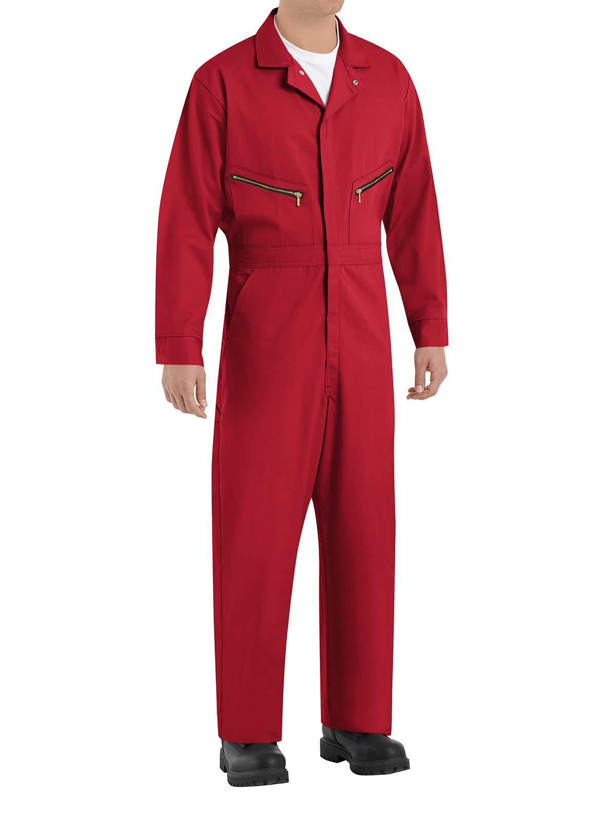 Men's Zip-Front Cotton Coverall