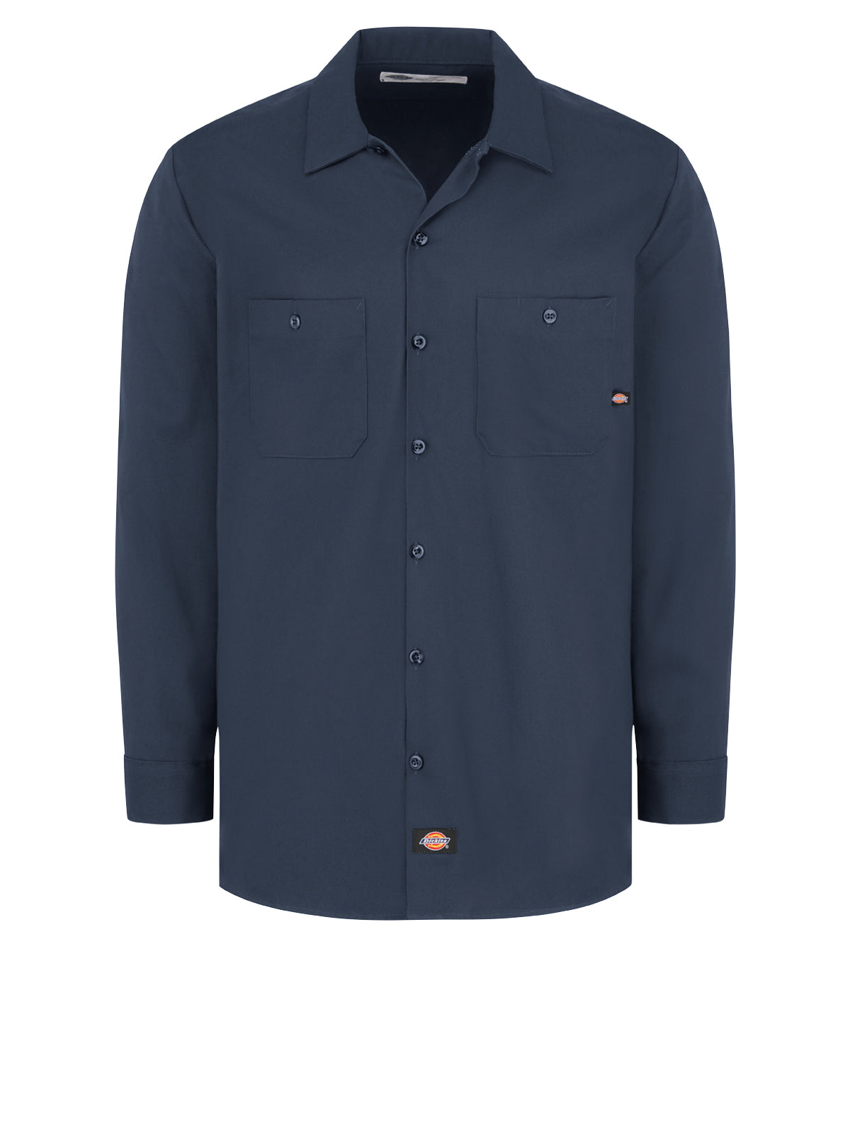 Men's Industrial Cotton Long-Sleeve Work Shirt