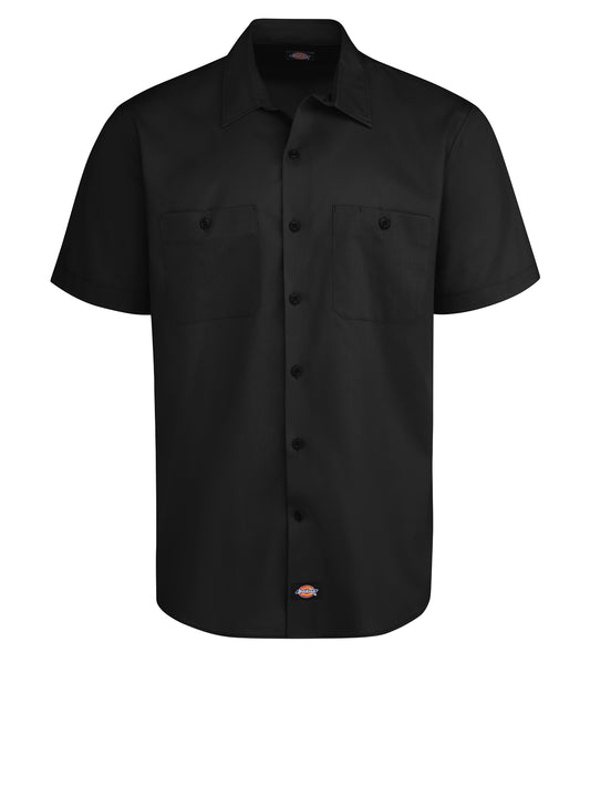 Men's Industrial WorkTech Ventilated Short-Sleeve Work Shirt With Cooling Mesh