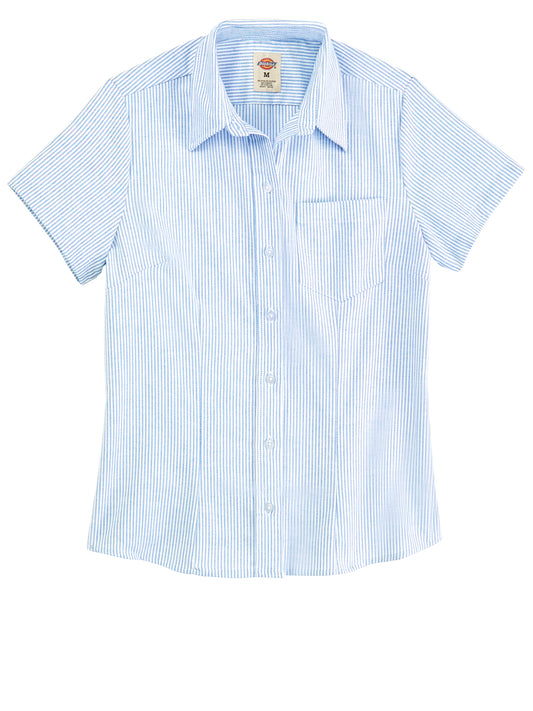 Women's Short-Sleeve Stretch Oxford Shirt