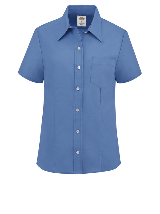 Women's Short-Sleeve Stretch Oxford Shirt