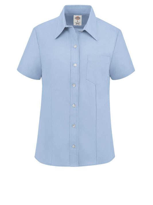 Women's Short-Sleeve Stretch Oxford Shirt