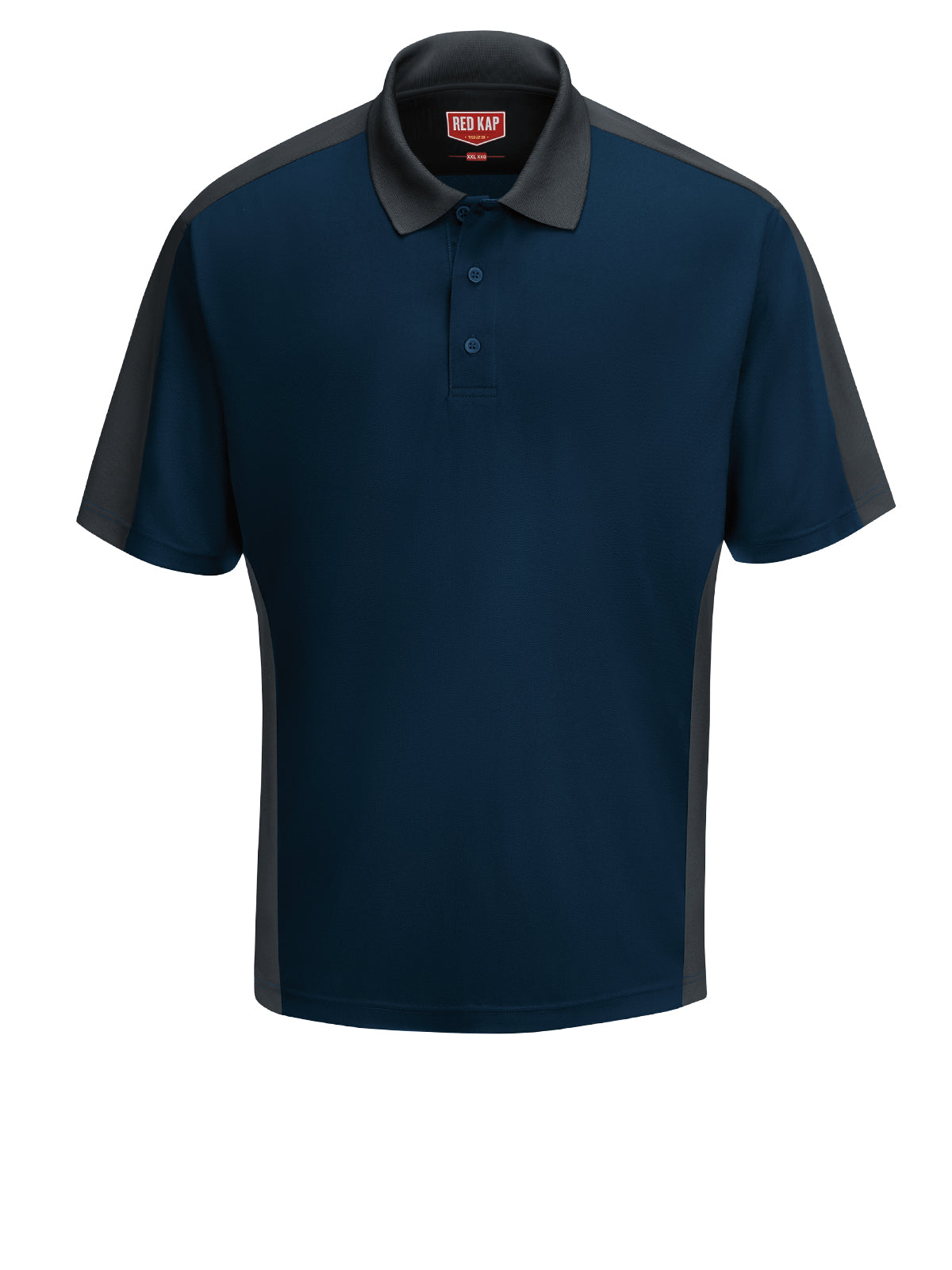 Men's Short Sleeve Performance Knit Two-Tone Polo