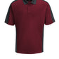 Men's Short Sleeve Performance Knit Two-Tone Polo