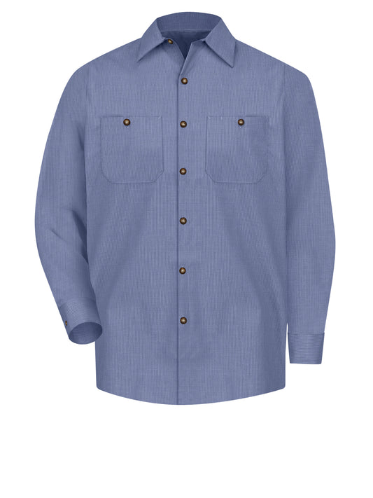 Men's Long Sleeve Industrial Work Shirt