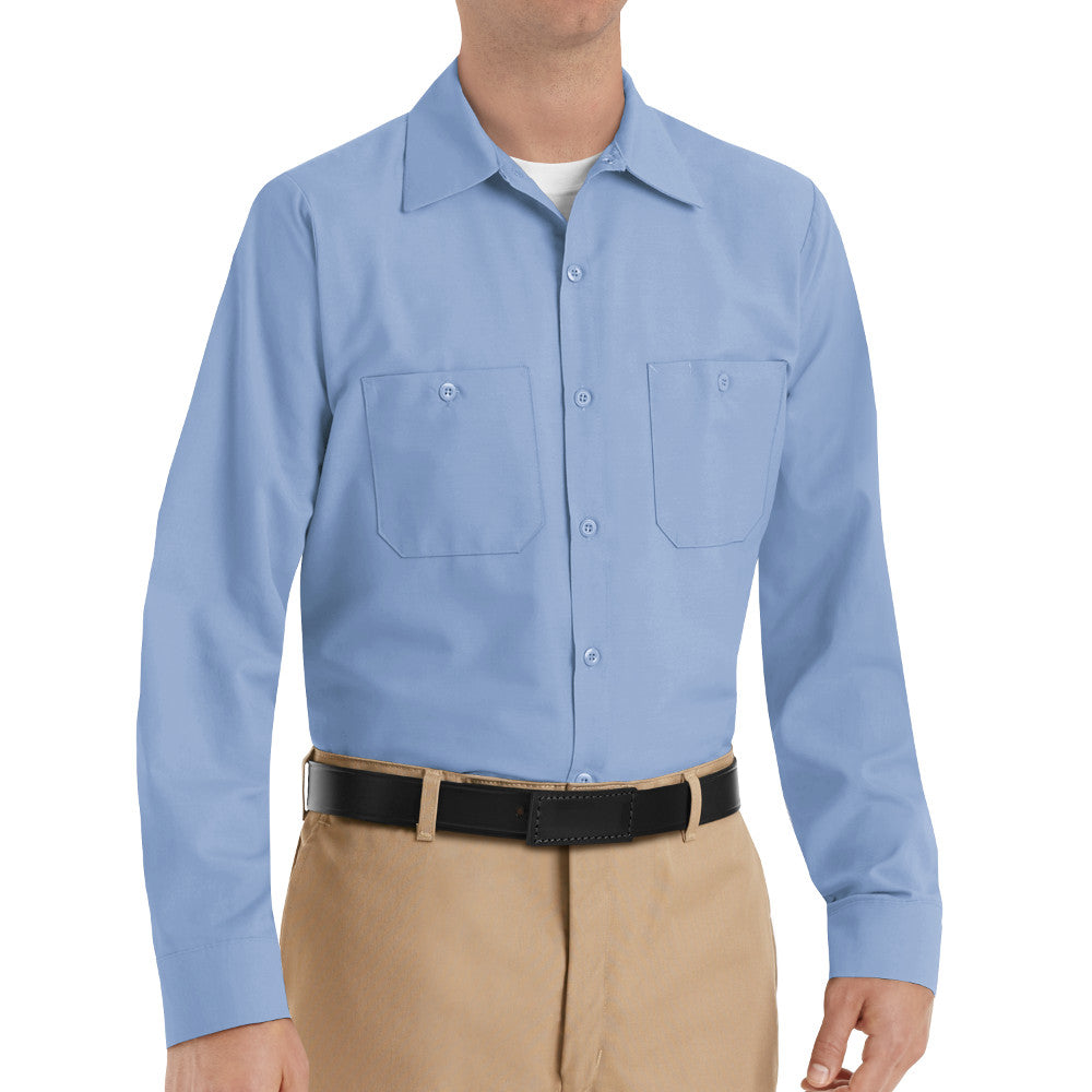 Men's Long Sleeve Industrial Work Shirt