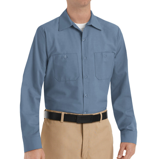 Men's Long Sleeve Industrial Work Shirt