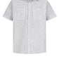 Men's Short Sleeve Striped Work Shirt