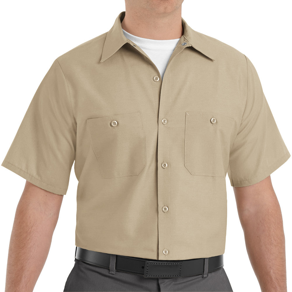 Men's Short Sleeve Industrial Work Shirt