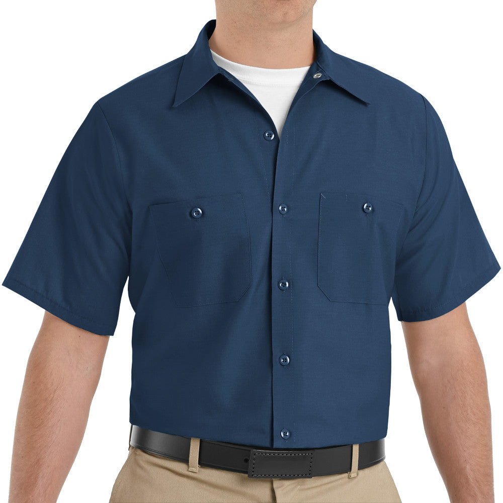 Men's Short Sleeve Industrial Work Shirt