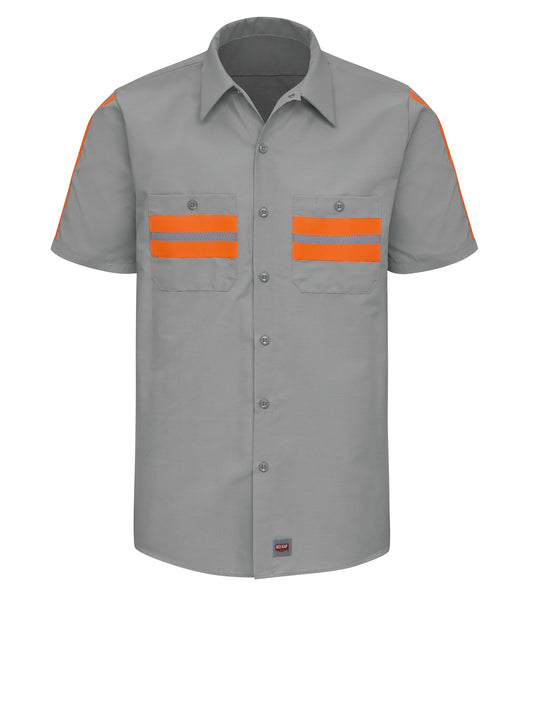 Men's Short Sleeve Industrial Work Shirt