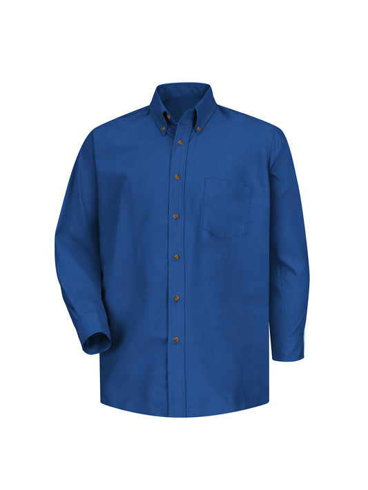 Men's Long Sleeve Button Down Poplin Shirt