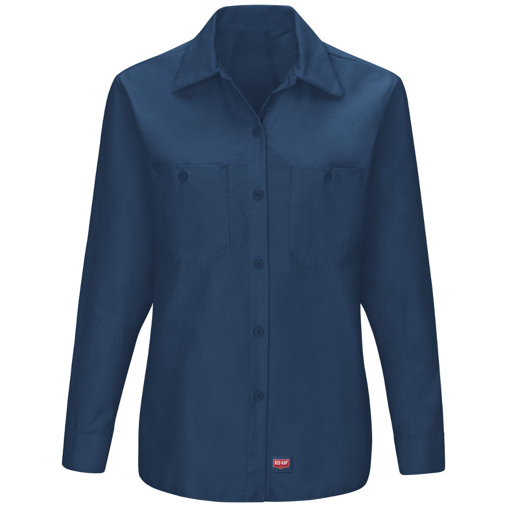 Women's Long Sleeve Work Shirt with Mimix