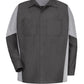 Men's Long Sleeve Two-Tone Crew Shirt