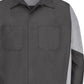 Men's Long Sleeve Two-Tone Crew Shirt