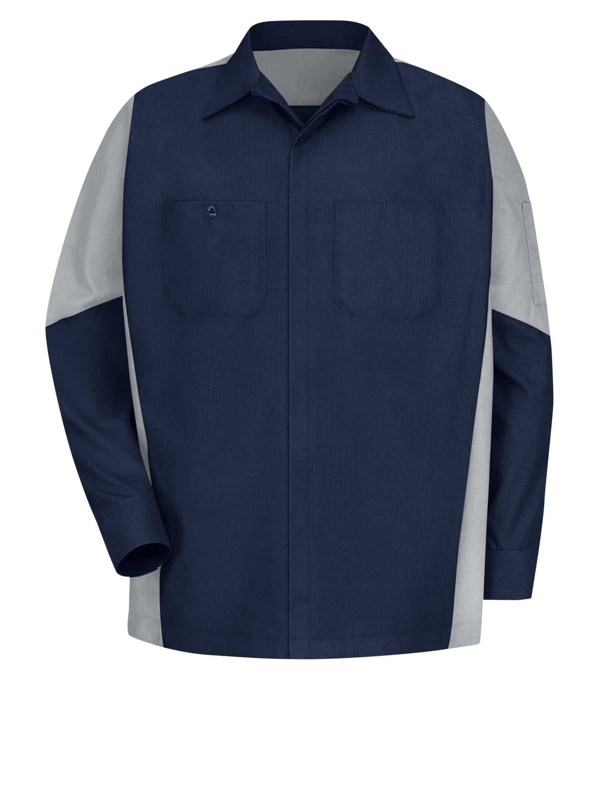 Men's Long Sleeve Two-Tone Crew Shirt