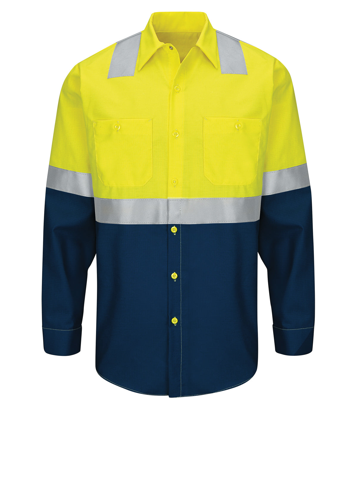 Men's Long Sleeve Hi-Visibility Work Short