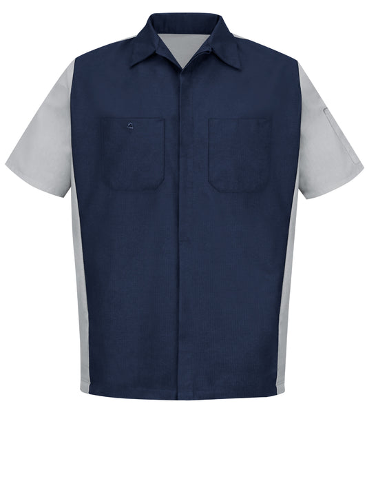 Men's Short Sleeve Two-Tone Crew Shirt