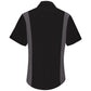 Women's Short Sleeve Performance Plus Shop Shirt - SY41 - Black Charcoal