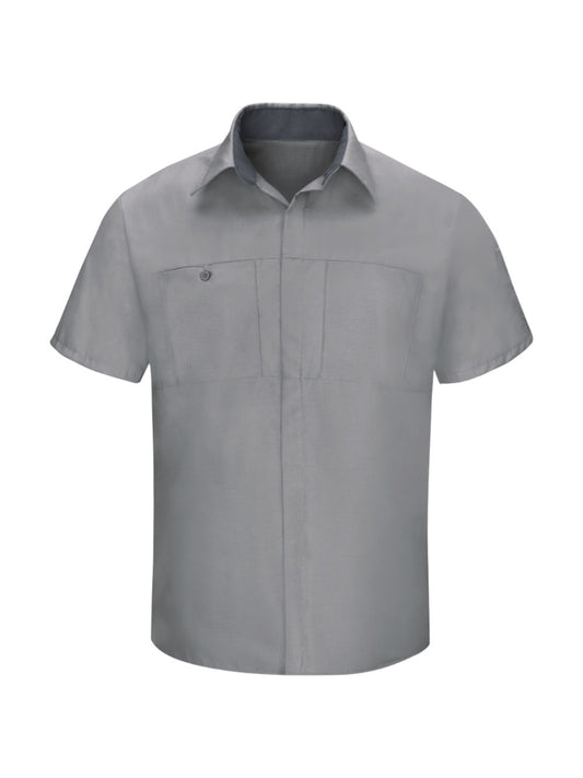 Men's Short Sleeve Performance Plus Shop Shirt