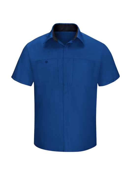 Men's Short Sleeve Performance Plus Shop Shirt