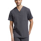 Men's 2-Pocket Tuckable V-Neck Scrub Top