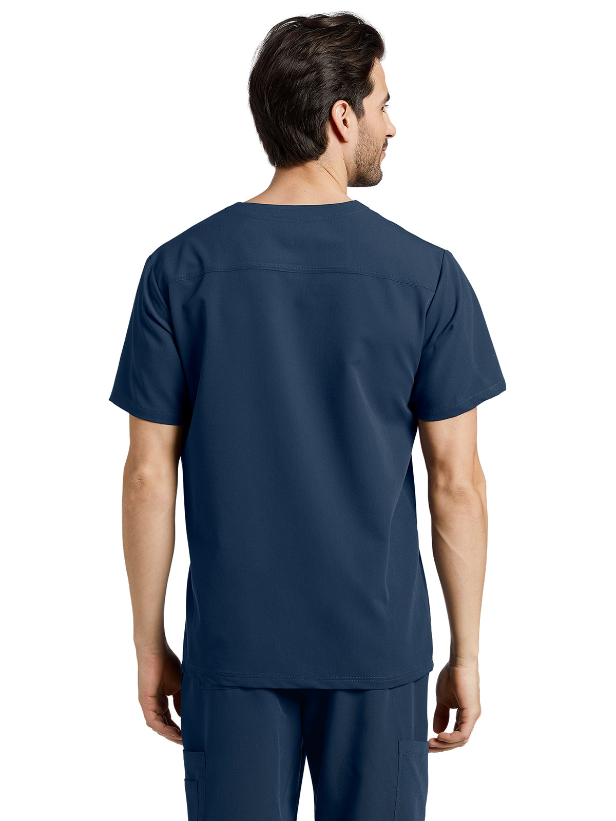 Men's 2-Pocket Tuckable V-Neck Scrub Top