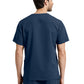 Men's 3-Pocket Stripe Detail Chest Pocket V-Neck Scrub Top