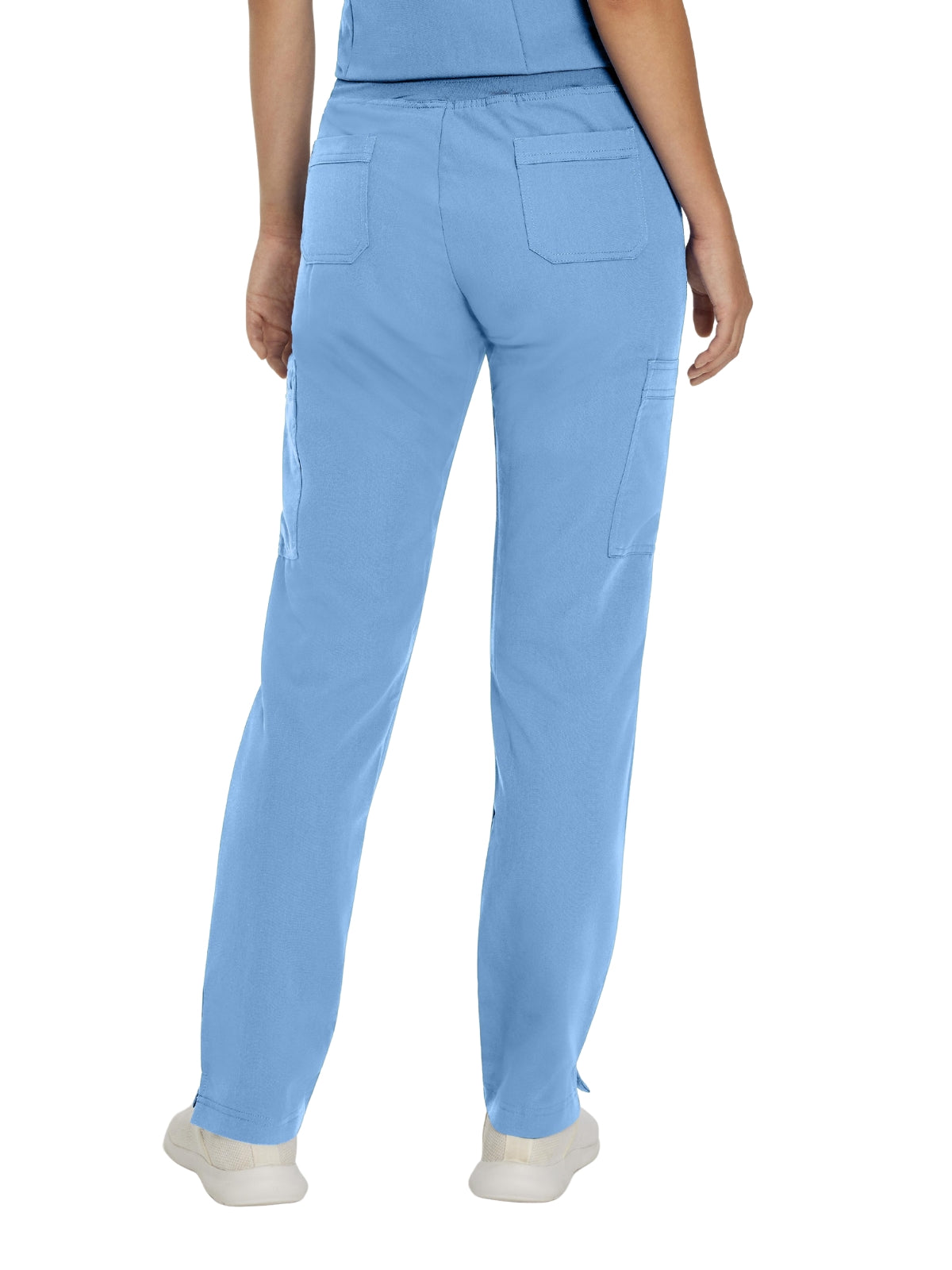 Women's 6-Pocket Low-Rise Waist Cargo Scrub Pant