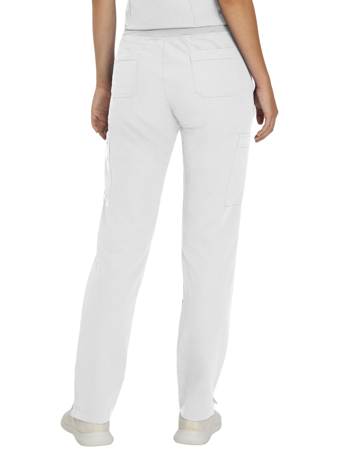 Women's 6-Pocket Low-Rise Waist Cargo Scrub Pant