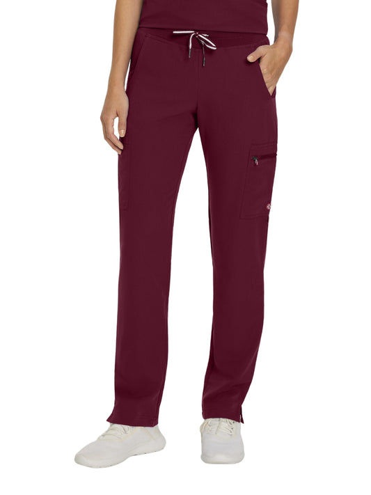 Women's 6-Pocket Low-Rise Waist Cargo Pant