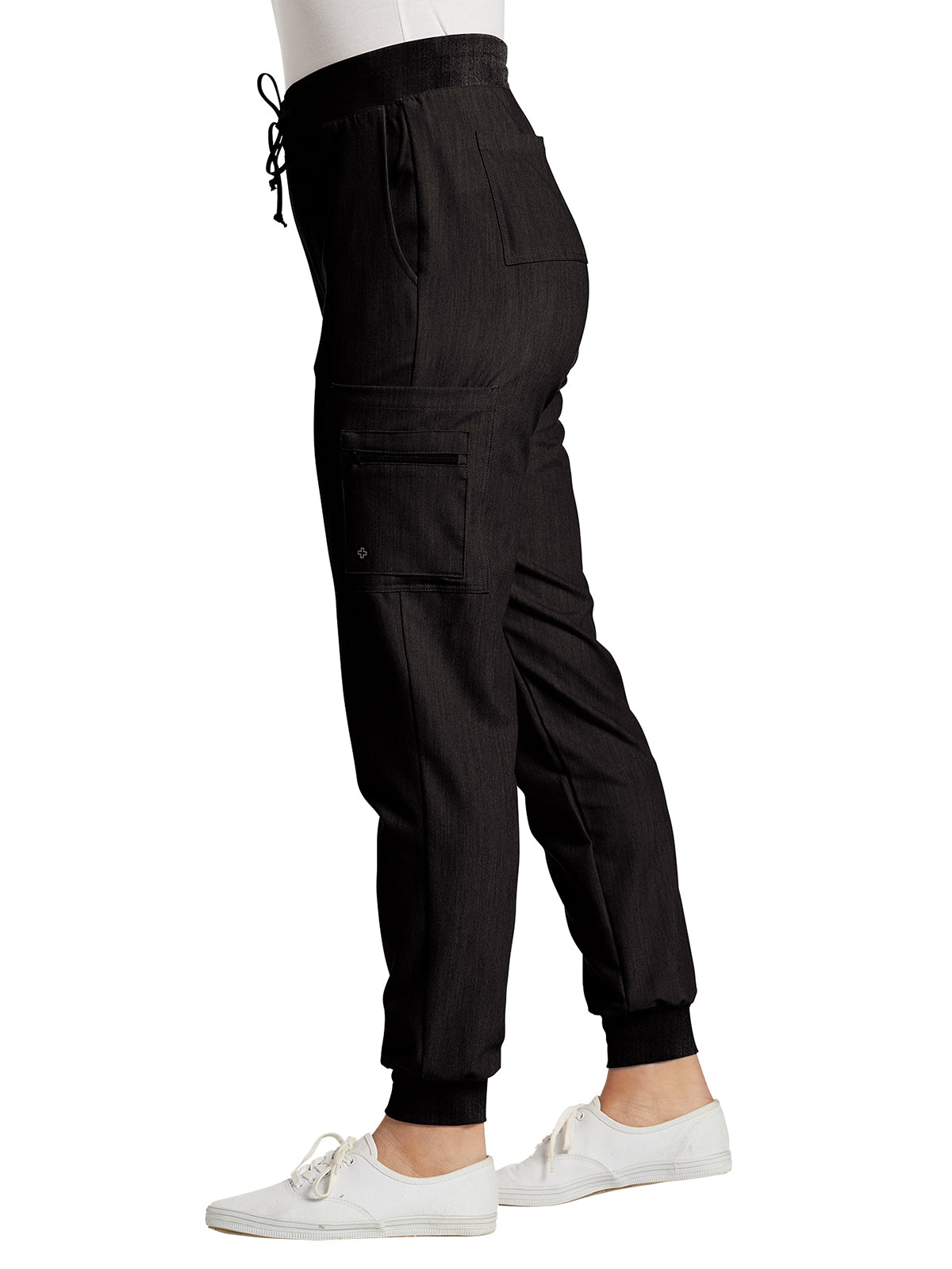 Women's 7-Pocket Mid-Rise Triple-Elastic Waist Jogger Pant