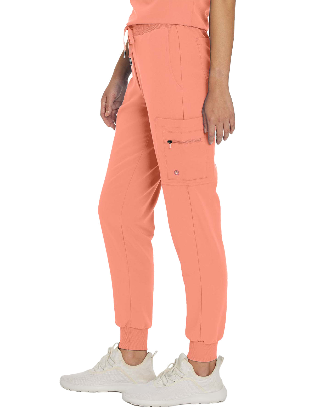 Women's 7-Pocket Mid-Rise Triple-Elastic Waist Jogger Scrub Pant