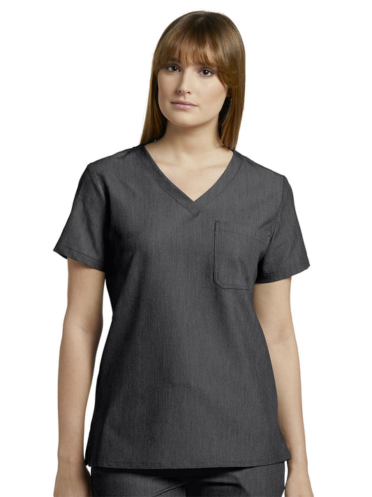 Women's 1-Pocket Tuckable V-Neck Top