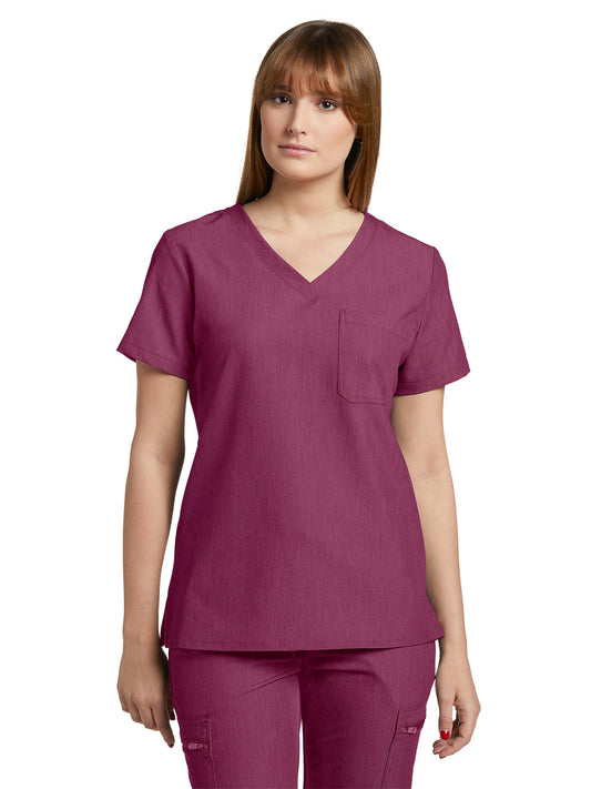 Women's 1-Pocket Tuckable V-Neck Top