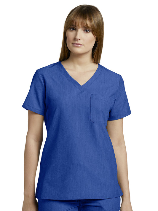 Women's 1-Pocket Tuckable V-Neck Top