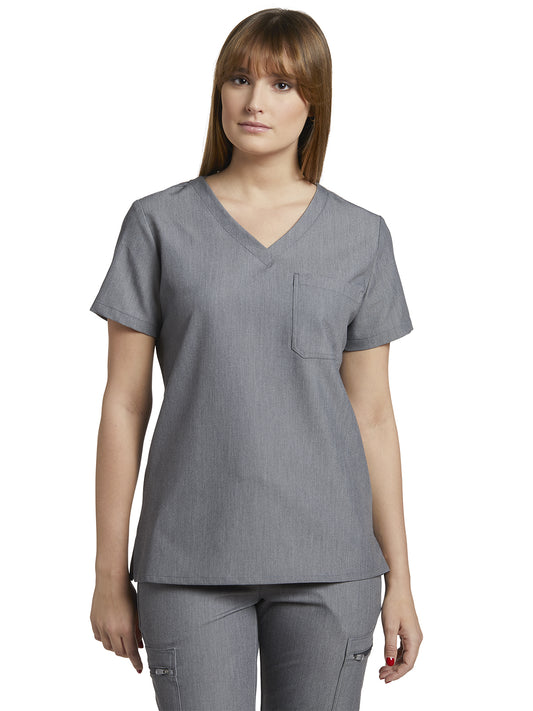 Women's 1-Pocket Tuckable V-Neck Top